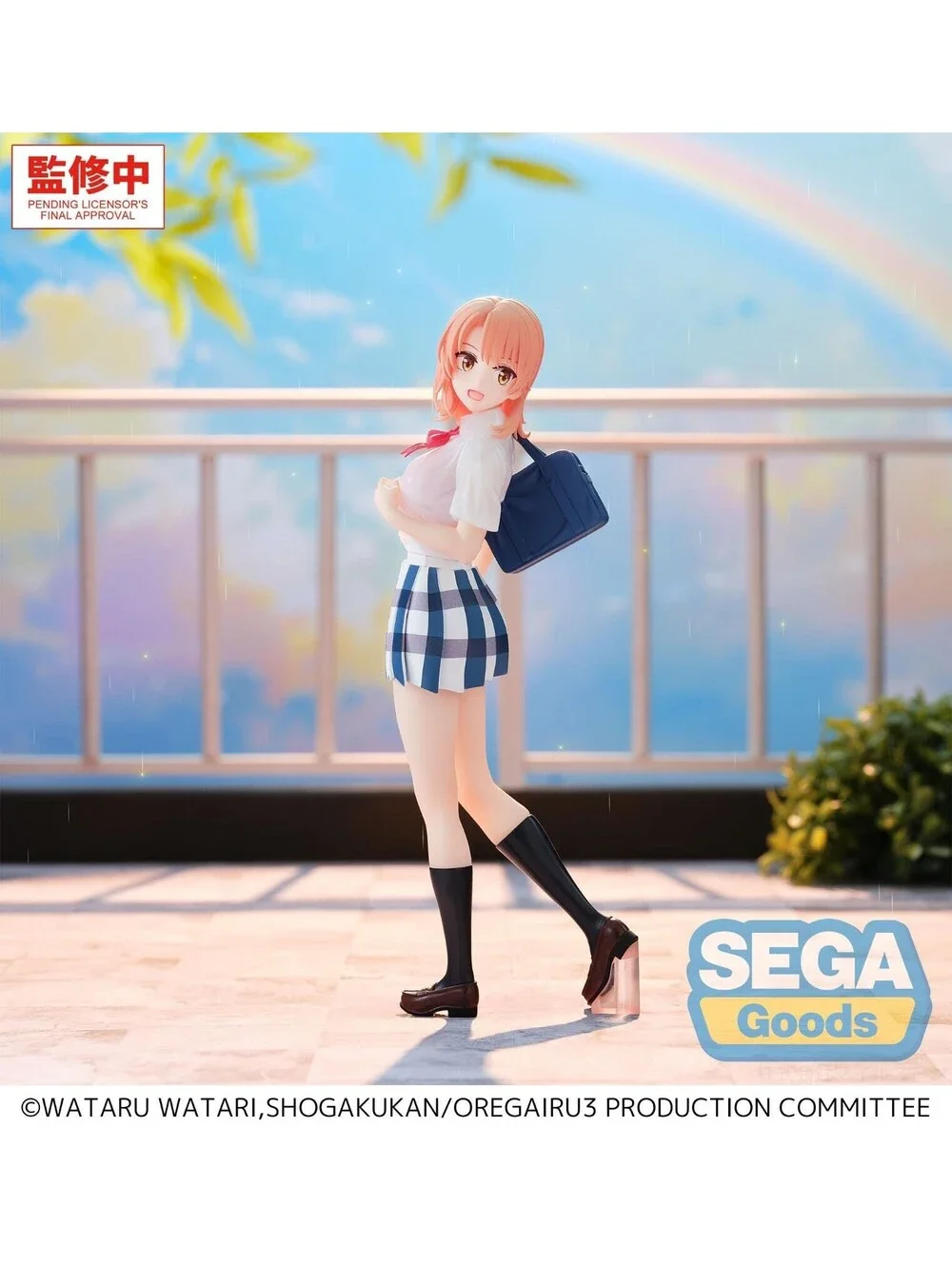 SEGA Goods X Stellar Anime Figure - Schoolgirl Iroha in Uniform with Bag